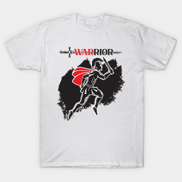 warrior T-Shirt by PG